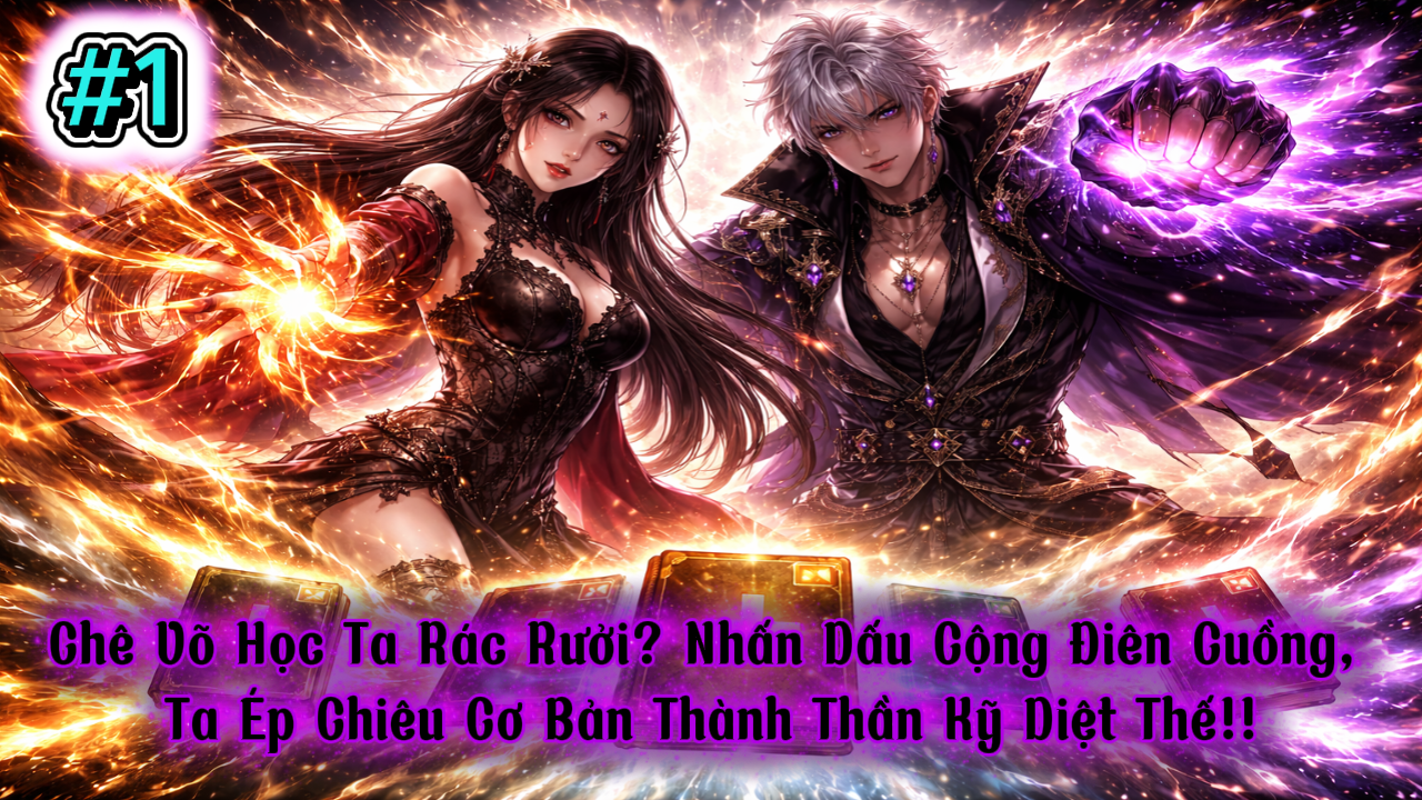 Chê Võ Học Ta Rác Rưởi? Nhấn Dấu Cộng Điên Cuồng, Ta Ép Chiêu Cơ Bản Thành Thần Kỹ Diệt Thế!!