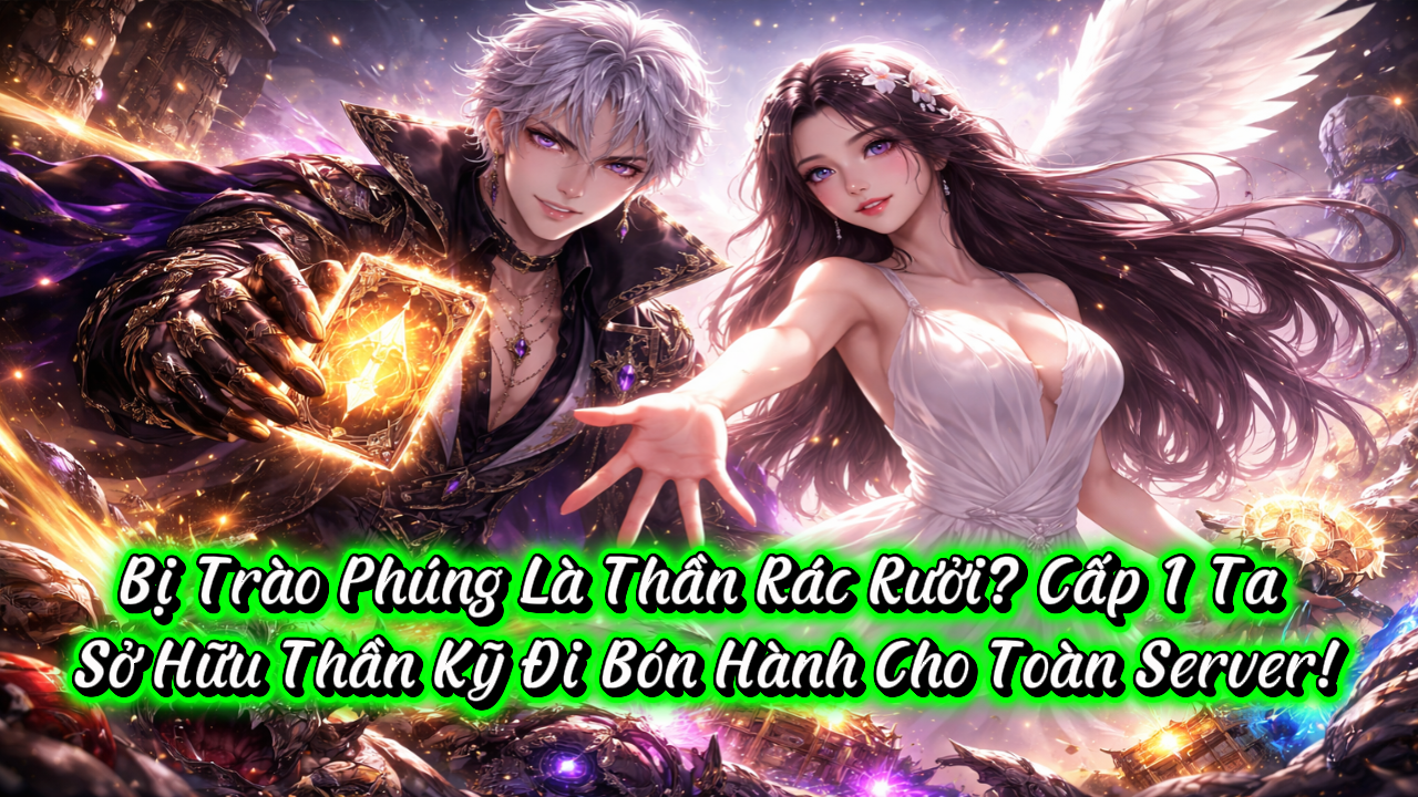 Bị Trào Phúng Là Thần Rác Rưởi? Cấp 1 Ta Sở Hữu Thần Kỹ Đi Bón Hành Cho Toàn Server!