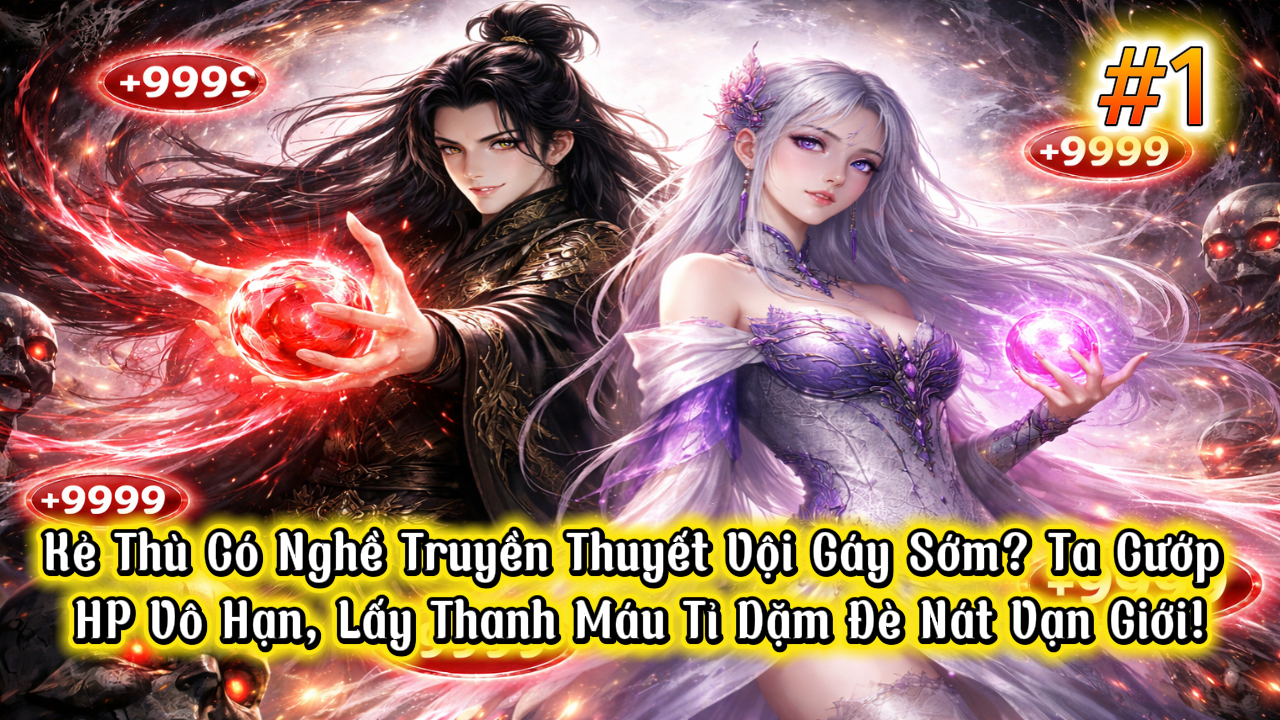 Kẻ Thù Có Nghề Truyền Thuyết Vội Gáy Sớm? Ta Cướp HP Vô Hạn, Lấy Thanh Máu Tỉ Dặm Đè Nát Vạn Giới!